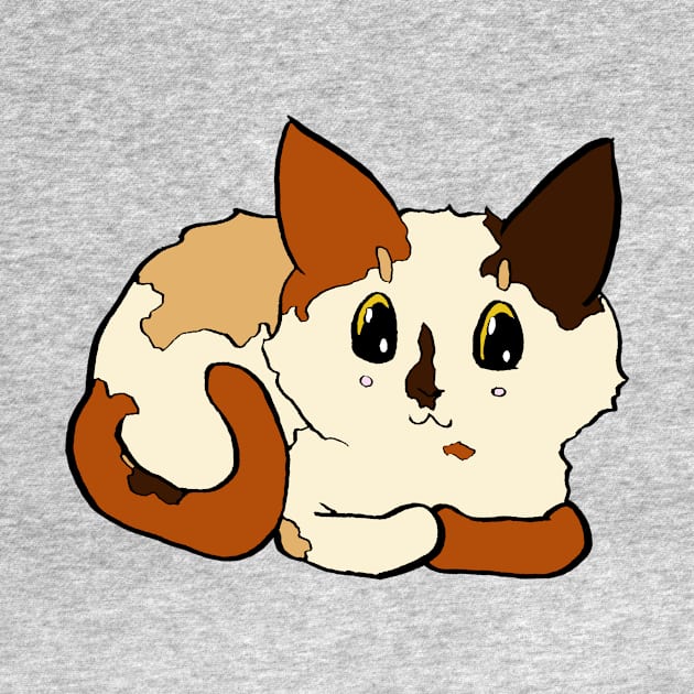 Shelter Cats - Calico Loaf by FishWithATopHat